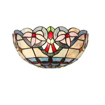 Chloelighting Grenville Victorian-style 1-light Dark Bronze Finish Wall Sconce 12" Shade