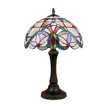 Chloelighting Grenville Victorian-style Dark Bronze 1 Light Table Lamp 12" Wide