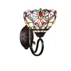 Chloelighting Grenville Victorian Tiffany-style Blackish Bronze 1 Light Wall Sconce 8" Wide