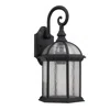 Chloelighting Havana Divine Transitional 1 Light Black Outdoor Wall Sconce 16" Height