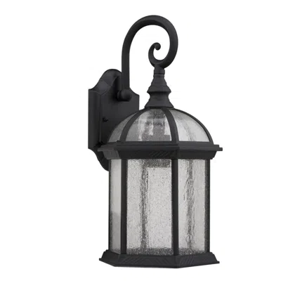 Chloelighting Havana Divine Transitional 1 Light Black Outdoor Wall Sconce 19" Height