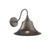 Chloelighting Ironclad Industrial 1 Light Rubbed Bronze Wall Sconce 11.5" Wide