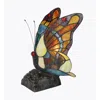 Chloelighting Jacy 2 Tiffany-style 1 Light Butterfly Accent Table Lamp 9.5" Tall