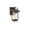 Chloelighting Jeffrey Transitional 1 Light Rubbed Bronze Outdoor Wall Sconce 13" Height