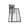 Chloelighting Leodegrance Transitional 1 Light Rubbed Bronze Outdoor Wall Sconce 14" Height
