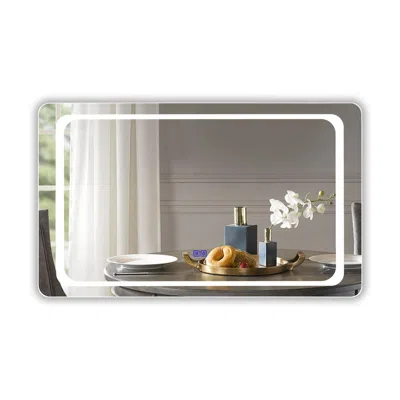 Chloelighting Luminosity Back Lit Rectangular Touchscreen Led Mirror 3 Color Temperatures 3000k-6000k 39" Wide