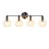 Chloelighting Oxa Transitional Brushed Nickel 4 Light Vanity Bath Light 30" Wide