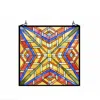Chloelighting Prime Tiffany-glass Window Panel 24"