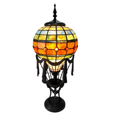 Chloelighting Rozier Tiffany-style 1 Light Table Lamp 11" Shade