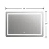 Chloelighting Speculo Back Lit Led Mirror 4000k Warm White 36" Wide