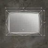 Chloelighting Speculo Back Lit Led Mirror 6000k Daylight White 39" Wide In Gray
