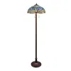 Chloelighting Sunniva Dragonfly-style Dark Bronze 3 Light Floor Lamp 18" Wide