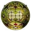 Chloelighting Tiffany-glass Float Design Window Panel 24" In Multi