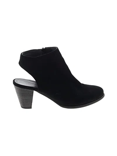 Pre-owned Chocolat Blu Ankle Boots In Black