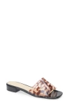 Chocolat Blu Block Heel Sandal In Black Patent