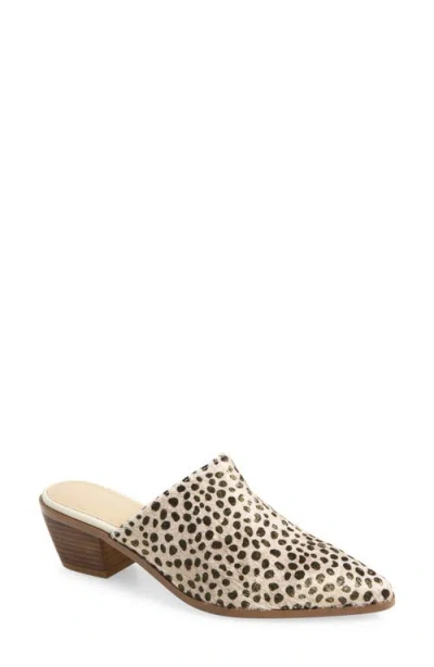 Chocolat Blu Cabela Genuine Calf Hair Pointed Toe Mule In Multi