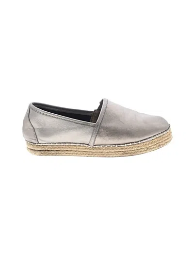 Pre-owned Chocolat Blu Flats In Gray