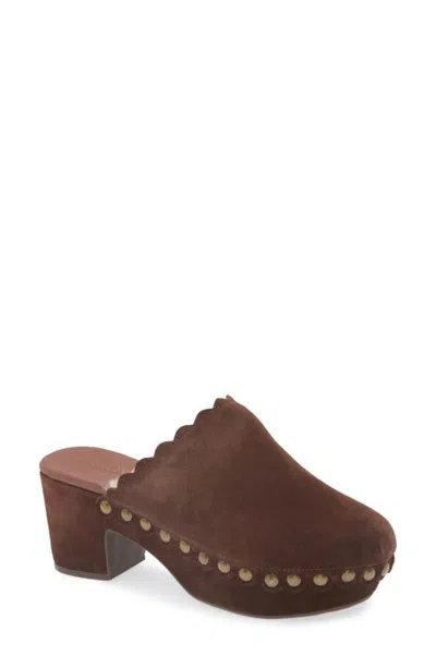 Chocolat Blu Gareth Platform Mule In Chocoshear