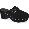 Chocolat Blu Genni Platform Loafer Mule In Black
