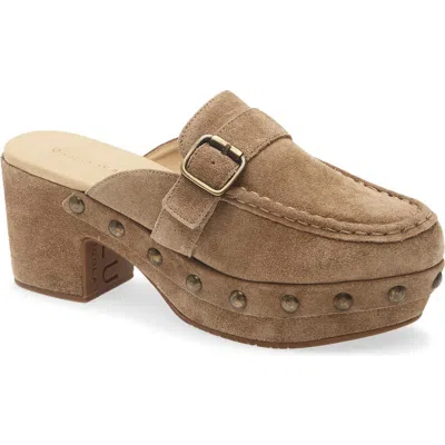 Chocolat Blu Genni Platform Loafer Mule In Brown