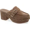 Chocolat Blu Genni Platform Loafer Mule In Brown
