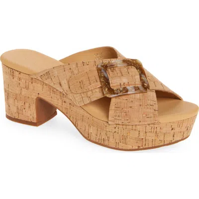 Chocolat Blu Grita Platform Sandal In Cork