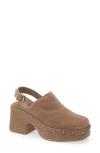 Chocolat Blu Harley Slingback Platform Clog In Brown