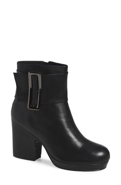 Chocolat Blu Isabella Leather Boot In Black Leather