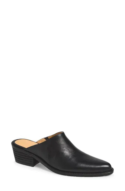 Chocolat Blu Kel Mule In Black Leather