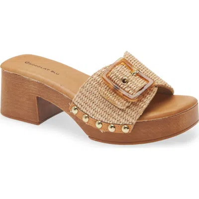 Chocolat Blu Lari Platform Sandal In Brown