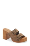 Chocolat Blu Mega Platform Sandal In Brown