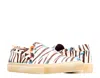 Chocolat Blu Nayla Zebra Multi Calf Hair White/black Women's Slip-on Sneaker In Multi
