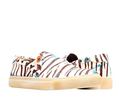 Chocolat Blu Nayla Zebra Multi Calf Hair White/black Women's Slip-on Sneaker