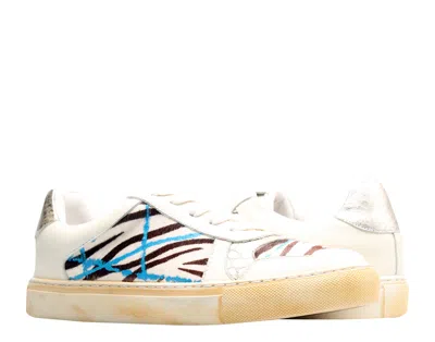 Chocolat Blu Neza Zebra Multi Calf Hair Women's Casual Sneaker