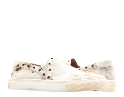 Chocolat Blu Noella Bronze Calf Hair Women's Slip-on Sneaker