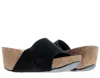 Chocolat Blu Riverside Wedge Black Women's Sandal In Black