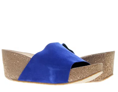 Chocolat Blu Riverside Wedge Blue Women's Sandal