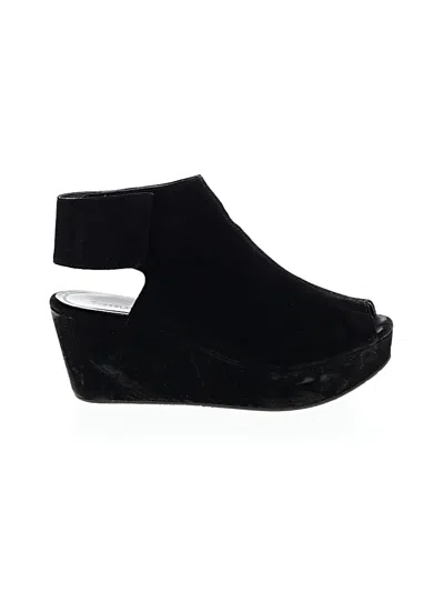Pre-owned Chocolat Blu Wedges In Black