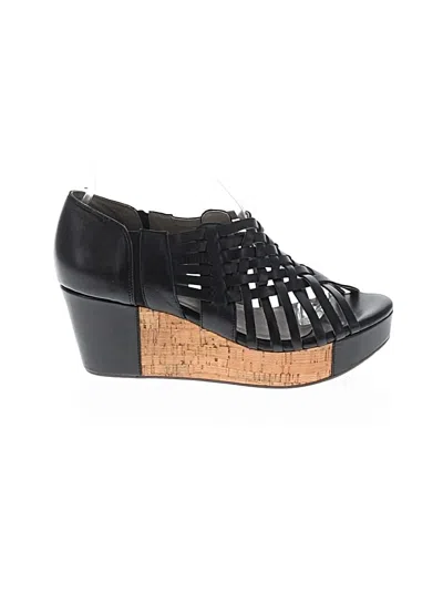 Pre-owned Chocolat Blu Wedges In Black