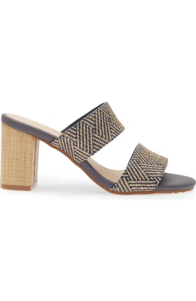 Chocolat Blu Women's Celine Heels In Blue/beige In Multi