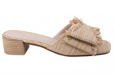 Chocolat Blu Women's Chip Raffia Sandals In Natural In Neutral
