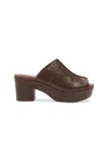 Chocolat Blu Platform Slide Sandal In Multi