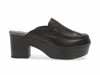 Chocolat Blu Gemm Platform Loafer Mule In Black