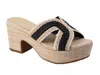 Chocolat Blu Gen Platform Sandal In Animal Print