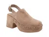 Chocolat Blu Harley Slingback Platform Clog In Animal Print