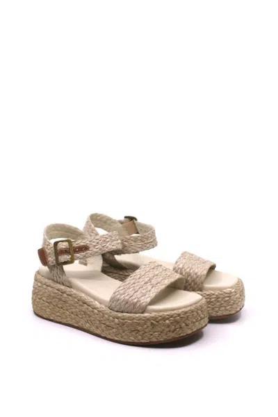 Chocolat Blu Women's Lacy Sandal In Smoke In Gray