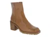 Chocolat Blu Women's Navi Over The Ankle Boot In Tan Leather In Brown