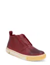 Chocolat Blu Women's Neci Boot In Bordo Leather In Multi
