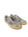 Chocolat Blu Women Nissa Slip On Shoes In Grey Embossed Snake In Multi
