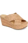 Chocolat Blu Women's Wayland Platform Wedge In Cork